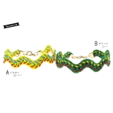 ブレスレット ウェーブ 刺繍 紐 ミサンガ風 腕輪 アクセサリー | SOUBIEN | 詳細画像3 