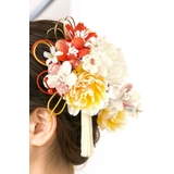 髪飾り ２点セット 黄橙系 | SOUBIEN | 詳細画像2 