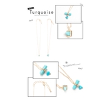 ネックレス ショート ストーン ターコイズ風 首飾り アクセサリー | SOUBIEN | 詳細画像3