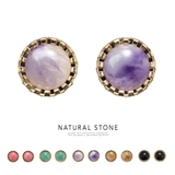 ピアス スタッドピアス 天然石風 | SOUBIEN | 詳細画像1 