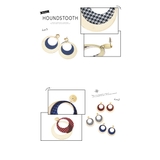 ピアス スタッドピアス 千鳥格子柄 | SOUBIEN | 詳細画像2