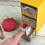 スッキリ片付け 卓上チェスト 細型3段 屏風絵 | KIT-HIT-SURU | 詳細画像3 