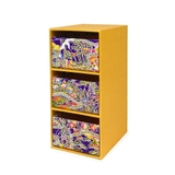 スッキリ片付け 卓上チェスト 細型3段 屏風絵 | KIT-HIT-SURU | 詳細画像1 