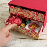 スッキリ片付け 卓上チェスト 横長2段 屏風絵 | KIT-HIT-SURU | 詳細画像3 