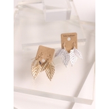 2枚葉っぱフックピアス アクセサリー レディース | STYLE H | 詳細画像2