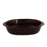 ブラウン | 楕円グラタン皿 耳付き 19cm | TABLE WARE EAST