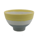 イエロー×ホワイト×グレー | お茶碗 高台 プーロ | TABLE WARE EAST