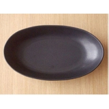 黒マット 楕円大鉢（ｉｎBASIC BLACK）パスタ皿 | EAST table | 詳細画像3 