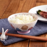 子供茶碗 動物大好き 女の子用ご飯茶碗 | TABLE WARE EAST | 詳細画像1 