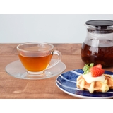 ガラス製 コスモティーカップ&ソーサーガラス食器 ガラス製 | EAST table | 詳細画像2