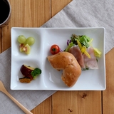 ビュッフェプレート 3つ仕切り ホワイトグッドデザイン賞 | TABLE WARE EAST | 詳細画像1 