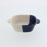 ネイビー | グラタン皿 正角 バイカラー | TABLE WARE EAST