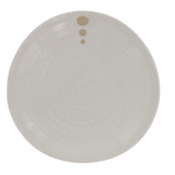 白 | 和食器 水玉 三角8寸大皿 | EAST table