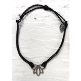 ブラック | プラヴィダブレスレット LOTUS BITTY CHARMS  | BACKHEAD