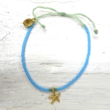 ブルー | プラヴィダブレスレット STARFISH BITTY CHARM BEAD  | BACKHEAD