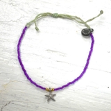 パープル | プラヴィダブレスレット STARFISH BITTY CHARM BEAD  | BACKHEAD