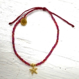レッド | プラヴィダブレスレット STARFISH BITTY CHARM BEAD  | BACKHEAD