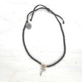 ブラック | プラヴィダブレスレット PARMTREE BITTY CHARM BEAD  | BACKHEAD