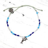 ブルー | プラヴィダブレスレット DOLPHIN BITTY CHARM BEAD | BACKHEAD