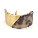 ２．べっ甲ベージュ | ヘアカフス ヘアフック ポニーフック | terracotta