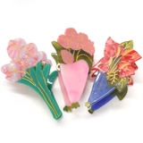 ヘアクリップ アセテート バンスクリップ | terracotta | 詳細画像5