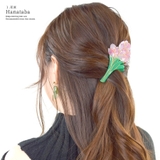 ヘアクリップ アセテート バンスクリップ | terracotta | 詳細画像7