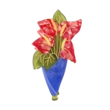 3.アマリリス花束 | ヘアクリップ アセテート バンスクリップ | terracotta