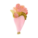 4.チューリップ花束 | ヘアクリップ アセテート バンスクリップ | terracotta