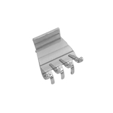 ２．シルバー | ヘアクリップ ミニ 韓国 | terracotta