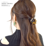 ヘアクリップ バンスクリップ アセテート | terracotta | 詳細画像5 