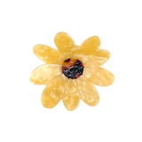 ７．マスタード | ヘアクリップ バンスクリップ アセテート | terracotta