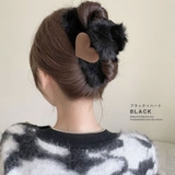 ファー バンスクリップ ヘアクリップ | terracotta | 詳細画像7