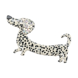 １．レオパード | ヘアクリップ ダックスフンド 犬 | terracotta