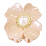 ４．ベージュ | バンスクリップ フラワー 花 | terracotta