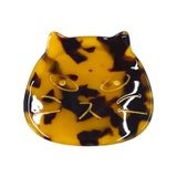 2.べっ甲ブラウン | ヘアクリップ 猫 ネコ | terracotta