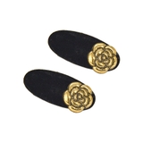 ２．ゴールドローズ | ヘアクリップ 2個セット ミニサイズ | terracotta