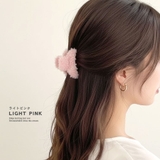 ヘアクリップ 小さめ ボア | terracotta | 詳細画像8 