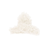 １０．アイボリー | ヘアクリップ 小さめ ボア | terracotta