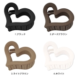 ハート ヘアクリップ バンスクリップ | terracotta | 詳細画像2