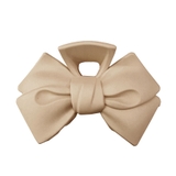 ３．ライトブラウン | リボン バンスクリップ 大きめ | terracotta