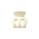 ４．マットアイボリー | ヘアクリップ ハイポニーテール ミニクリップ | terracotta