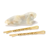 ３．クリームMIX | ヘアクリップ ミニ ヘアピン | terracotta