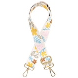 3.大花アイボリー | ショルダーストラップ バッグ用 太め | terracotta