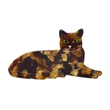 １６．サビ猫ブラウン | ヘアクリップ 猫 動物 | terracotta