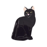 １７．黒猫 | ヘアクリップ 猫 動物 | terracotta