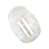 ４．マーブルホワイト | ヘアクリップ 大きめ しっかり | terracotta