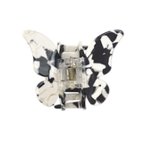 ６．白黒マーブル | ヘアクリップ バタフライ ハーフアップ | terracotta