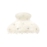 ６．ホワイト | バンスクリップ 小さめ キラキラ | terracotta