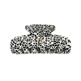 １．白黒マーブル | バンスクリップ ハーフアップ ヘアクリップ | terracotta