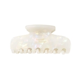 ７．ホワイト | バンスクリップ ハーフアップ ヘアクリップ | terracotta